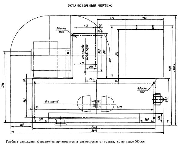 схема установочна круглошліфувального верстата 3М184